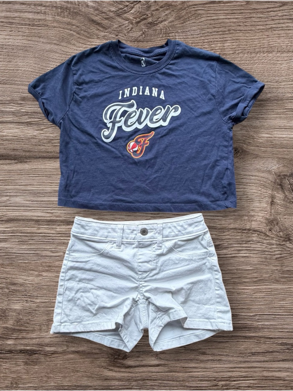 Girls Indiana Fever Matching Outfit Size 7 and 10/12
